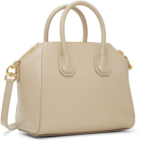 givenchy bag tan|Givenchy: Tan Mini Antigona Bag .